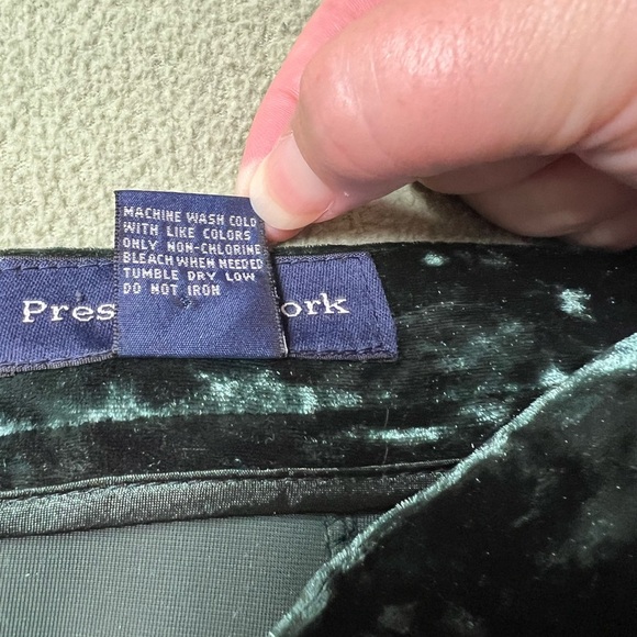 Preston & York Velvet Maxi Skirt in Deep Teal - Picture 3 of 7